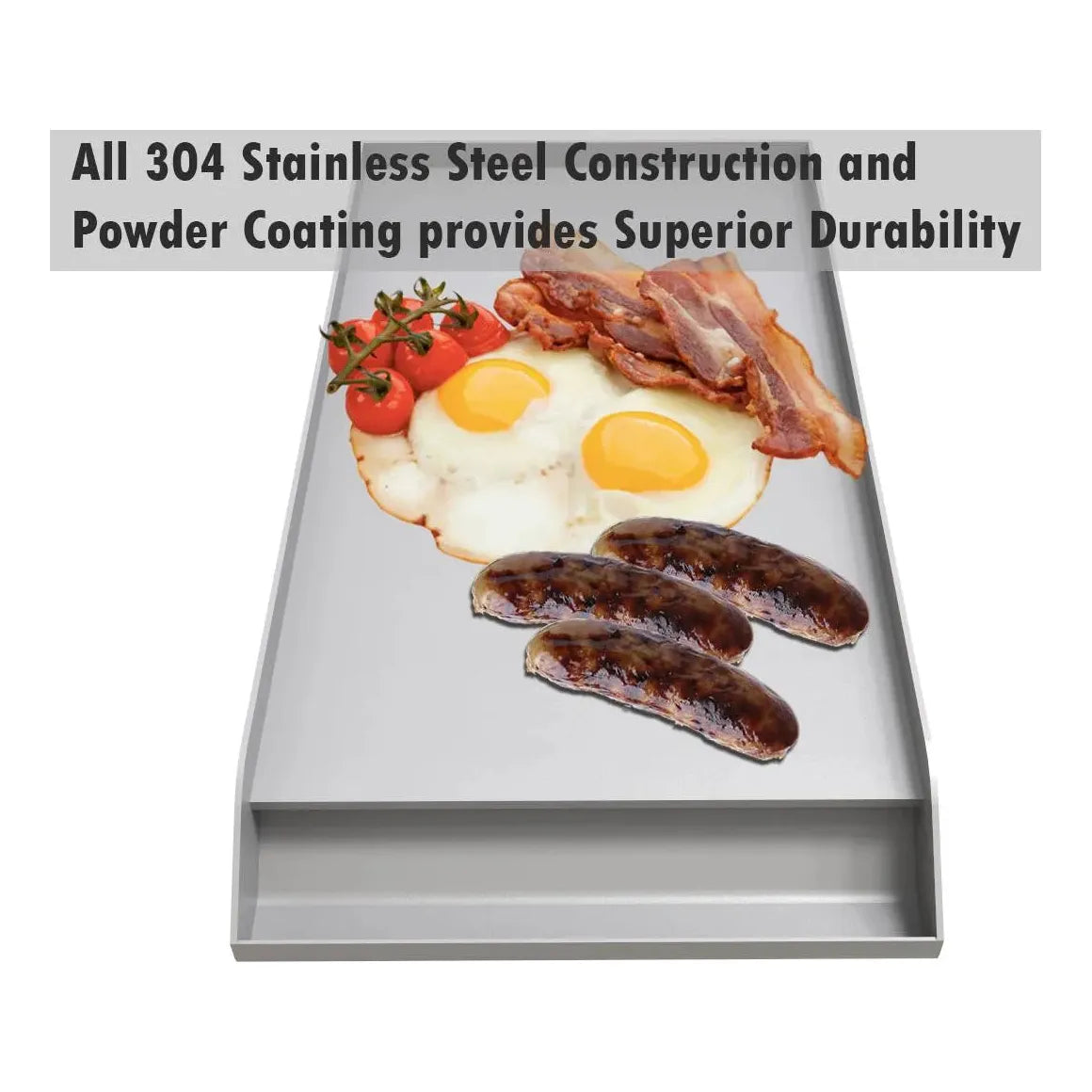 Sunstone Solid Steel Powder Coated Griddle – SUNCP-GRIDDLE