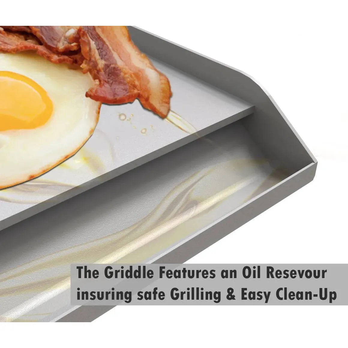 Sunstone Solid Steel Powder Coated Griddle – SUNCP-GRIDDLE