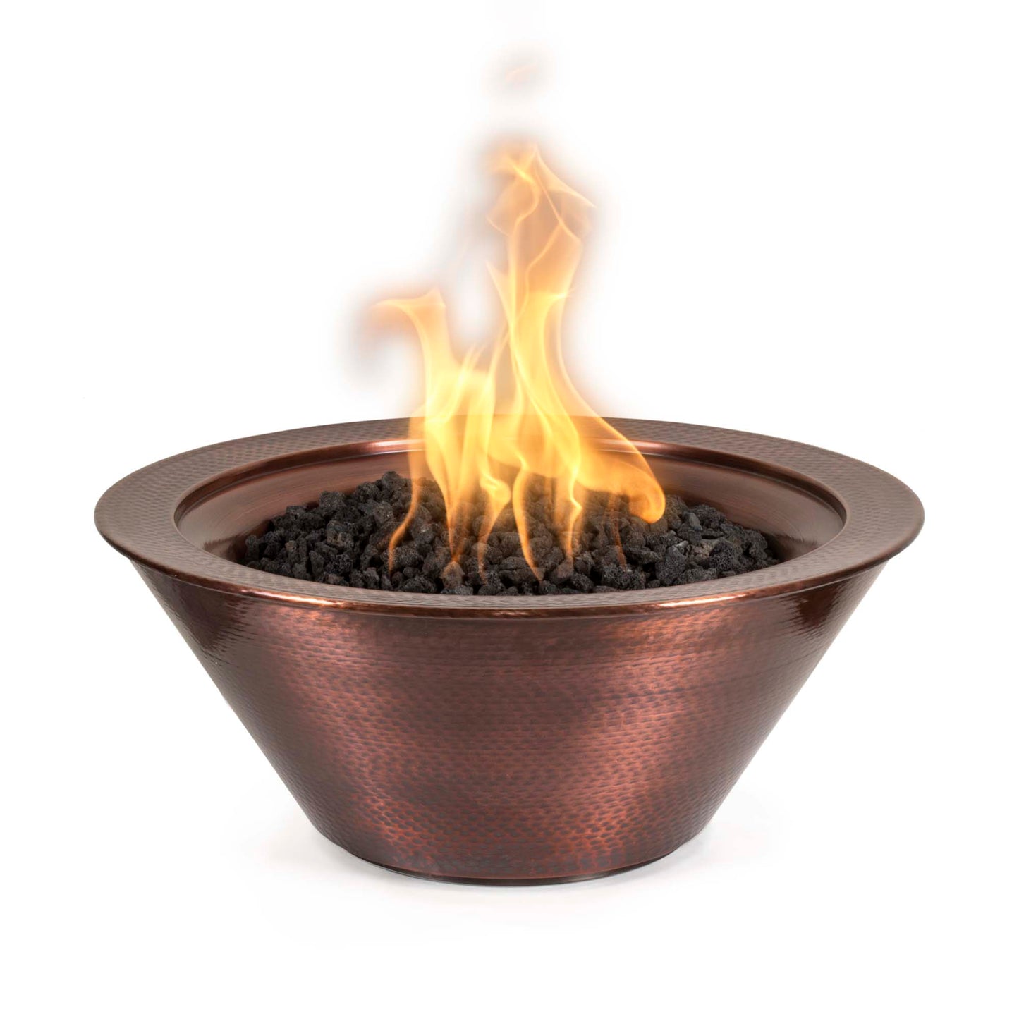 The Outdoor plus Cazo Fire Bowl – Hammered Patina Copper-OPT-101-24NWF-NG