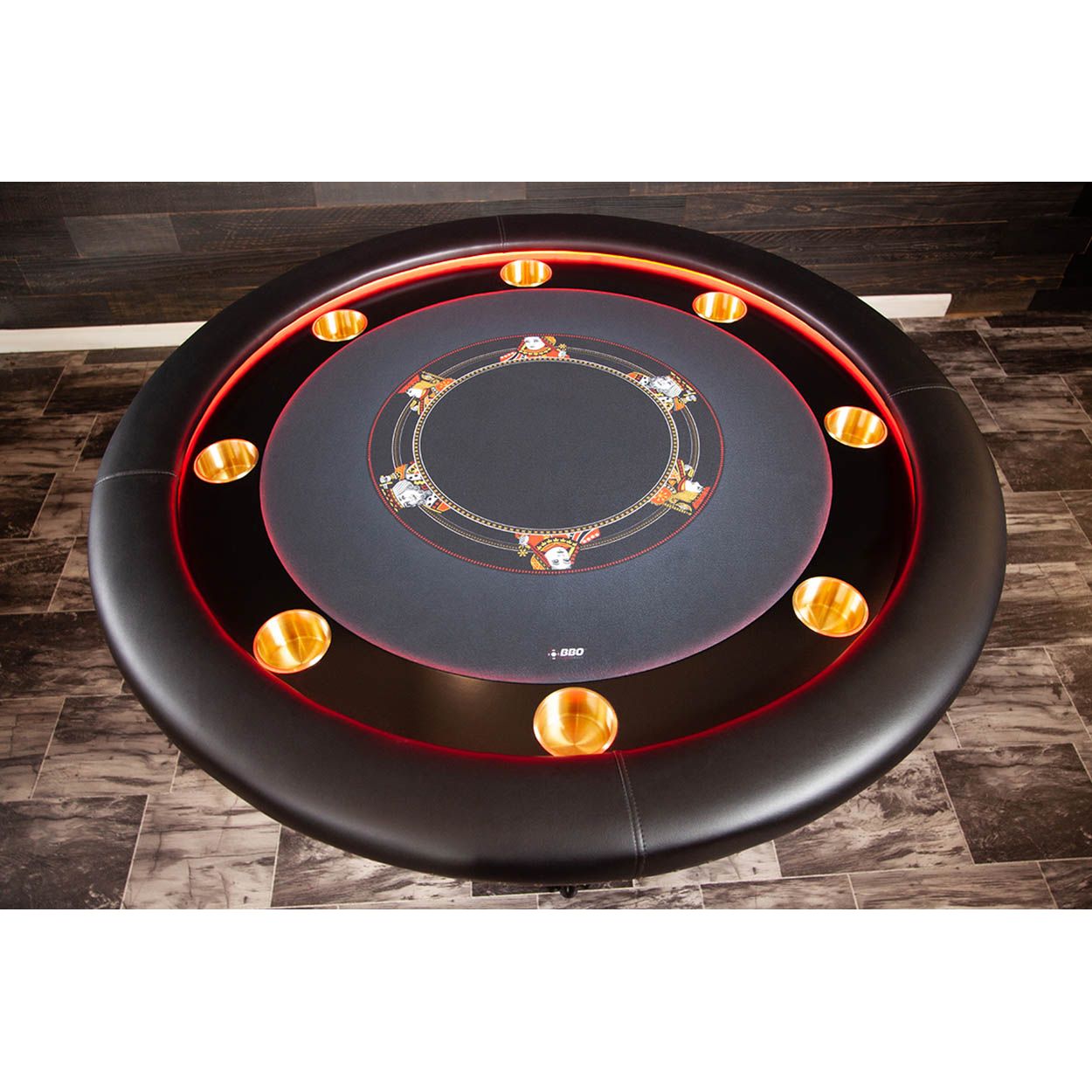 BBO Poker Tables Ginza LED Round Poker Table-2BBO-GINZ