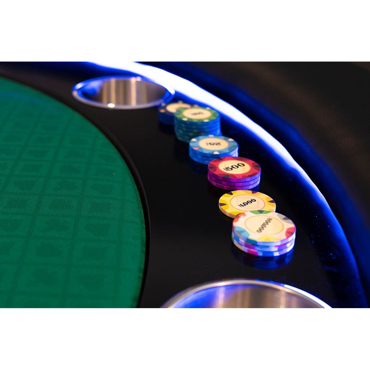 BBO Poker Tables Ginza LED Round Poker Table-2BBO-GINZ