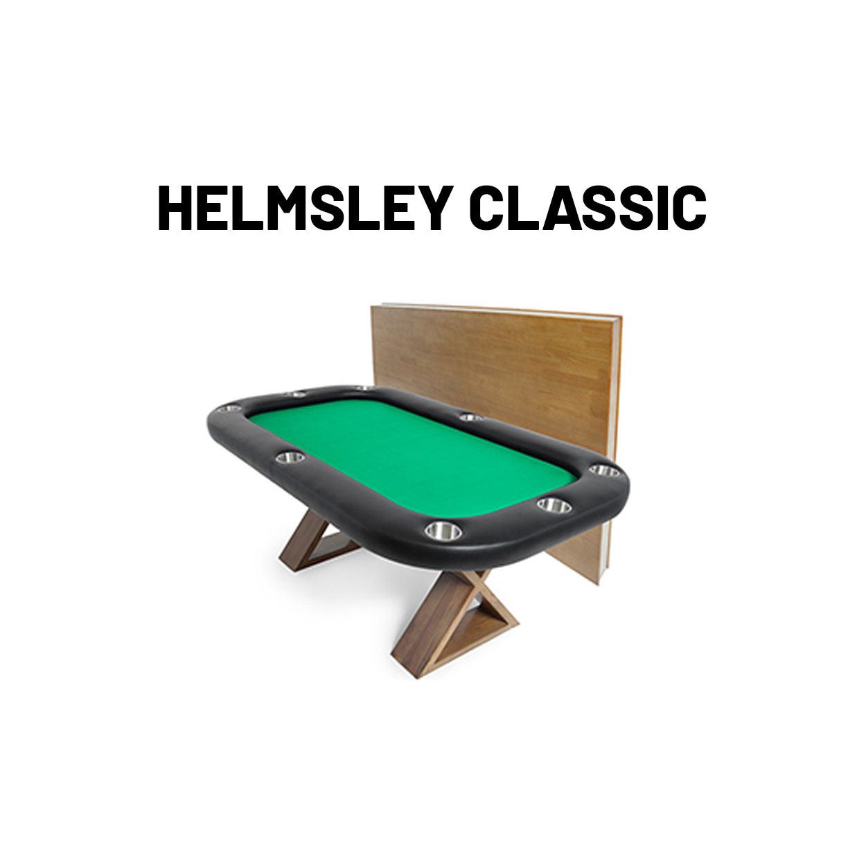 BBO Poker Tables Helmsley Poker Table with matching dining top 2BBO-HELM