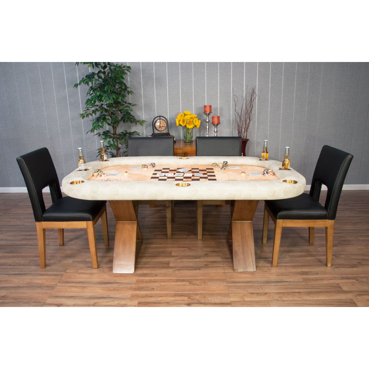 BBO Poker Tables Helmsley Poker Table with matching dining top 2BBO-HELM